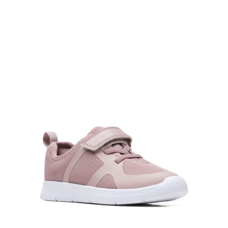 Clarks pink trainers sale